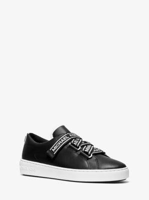 Casey Logo Tape Leather Sneaker 