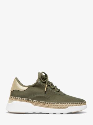 Finch Canvas and Leather Lace-Up Sneaker