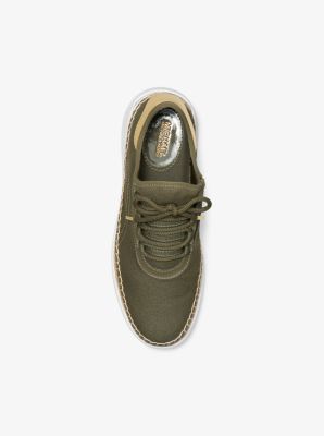 Finch Canvas and Leather Lace-Up Sneaker