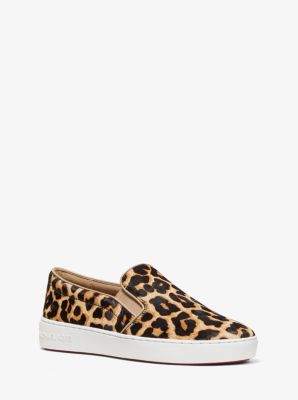 leopard slip on sneakers womens