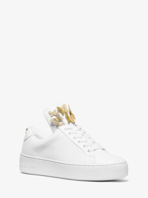 michael kors sneakers with flowers