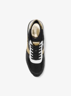 Allie Extreme Metallic Mixed-Media Trainer | Michael Kors [US]