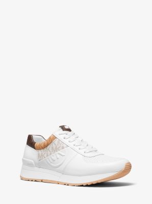 Allie Color-Block Logo and Leather Trainer | Michael Kors