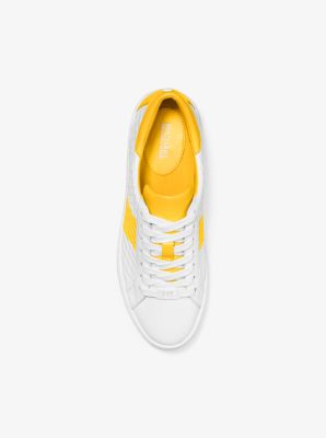 Michael kors colby hot sale sneaker white