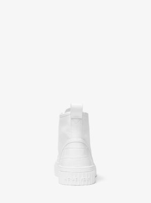 Zapatilla Gertie de lona de corte alto in BLANCO INTENSO | Michael Kors