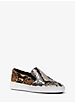 Keaton Two-Tone Python Embossed Leather Slip-On Sneaker image number 0