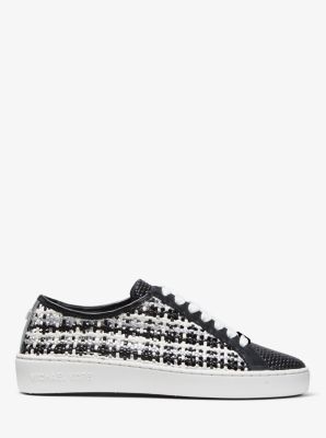 michael kors olivia woven sneaker