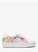 Poppy Tie Dye Canvas and Leather Sneaker image number 1