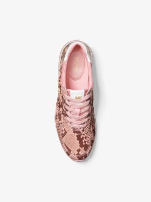 Michael kors allie hot sale trainer soft pink