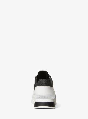 Allie Perforated Leather Trainer