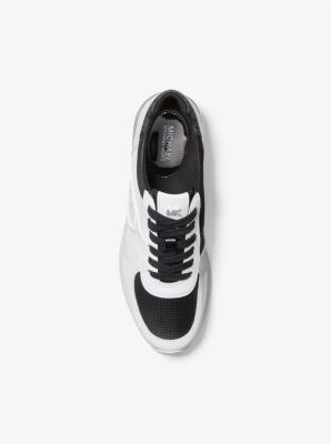 Allie Perforated Leather Trainer