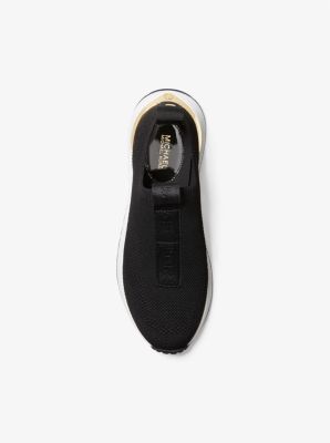 MICHAEL KORS: Bodie stretch knit sneakers - Black  Michael Kors sneakers  43H3BDFP1D online at