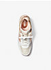 Georgie Color-Block Leather and Logo Jacquard Trainer image number 3