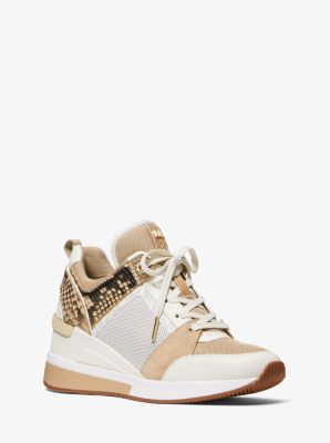 Designer Sneaker Sneakers Aus Leder Michael Kors