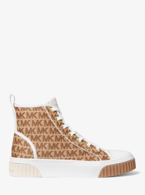 Michael kors high shop top tennis shoes