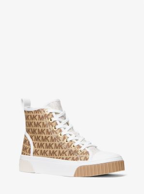 Descubrir 32+ imagen gertie high top sneaker michael michael kors