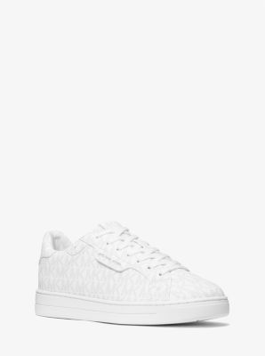 Keating Logo Sneaker in BRIGHT WHT | Michael Kors