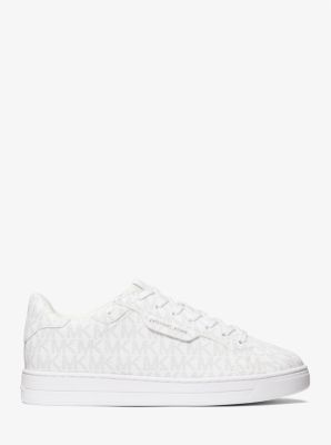 Keating Logo Sneaker in BRIGHT WHT | Michael Kors