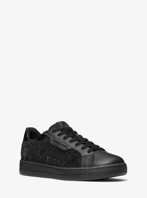 michael kors keating leather sneaker