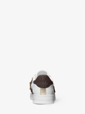 Kenna Leather and Studded Logo Sneaker image number 2