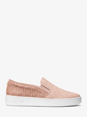 Michael Michael Kors Brown Keaton Slip on Sneakers