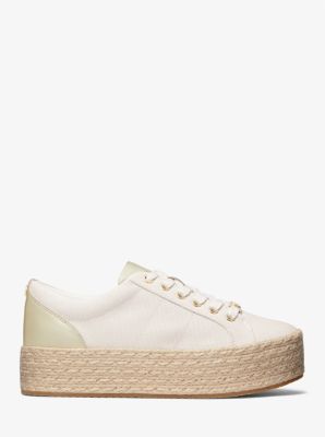 Libby Cotton Canvas Platform Sneaker | Michael Kors