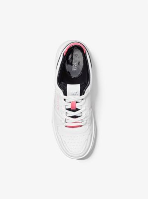 Lexi Leather and Two-Tone Mesh Sneaker