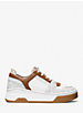 Lexi Two-Tone Leather and Logo Sneaker image number 1