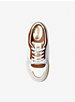 Lexi Two-Tone Leather and Logo Sneaker image number 2