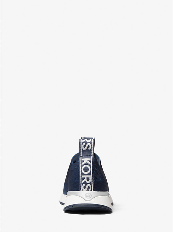Bodie Logo Tape Ombré Stretch Knit Slip-On Trainer | Michael Bodie Logo Tape Ombré Stretch Knit Slip-On Trainer | Michael