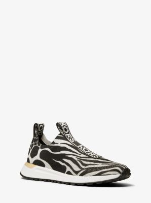 Bodie Logo Tape Printed Mesh Slip-On Trainer | Michael Kors