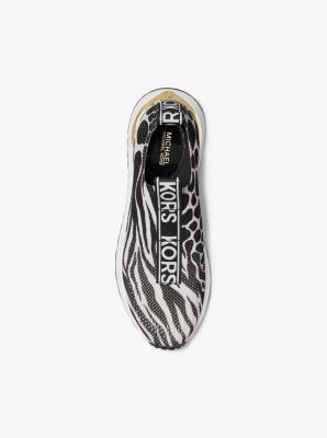 Bodie Logo Tape Printed Mesh Slip-On Trainer image number 3