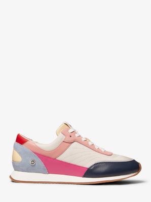 Callan Color-Block Canvas And Leather Sneaker image number 1
