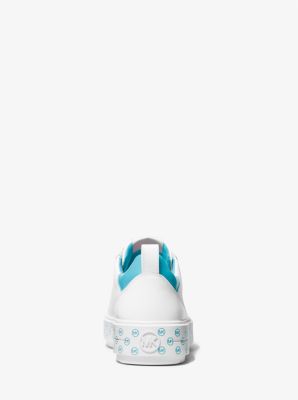 Emmett Logo Charm Leather Trainer