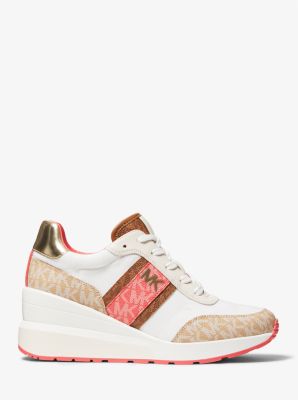 Mabel Color-Blocked Signature Logo Trainer | Michael Kors