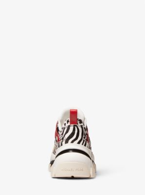 Emmett Strap Lace-up Sneaker In Crimson