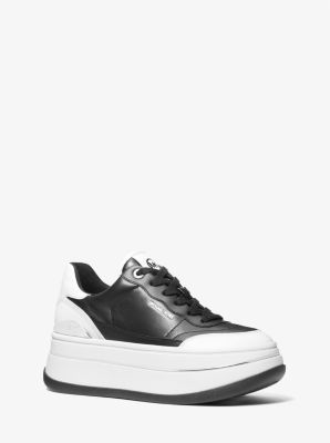 Hayes Two-Tone Leather Platform Sneaker image number 0