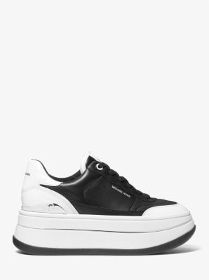 Hayes Two-Tone Leather Platform Sneaker image number 1