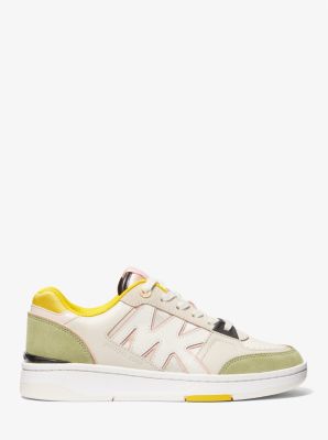 Sneaker Rebel in pelle e mesh color block image number 1