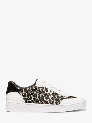 Sneaker Scotty in pelle effetto cavallino leopardata image number 1