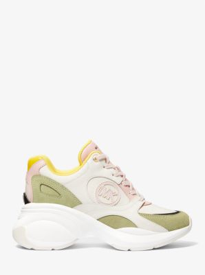 Sneaker Zuma in pelle color block image number 1