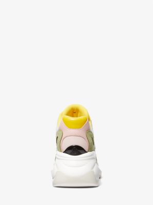 Sneaker Zuma in pelle color block image number 2