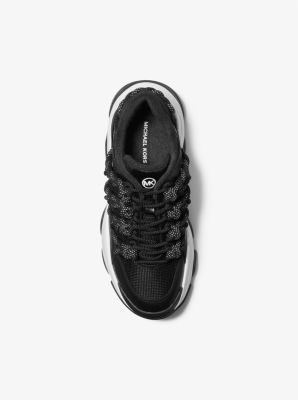Atlas Cord Leather and Mesh Trainer