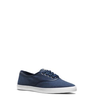 Brennan Canvas and Leather Sneaker | Michael Kors