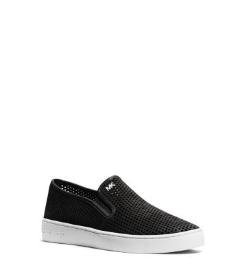 michael kors suede slip on sneakers