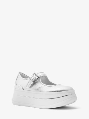 Hayes Metallic Leather Mary Jane Sneaker