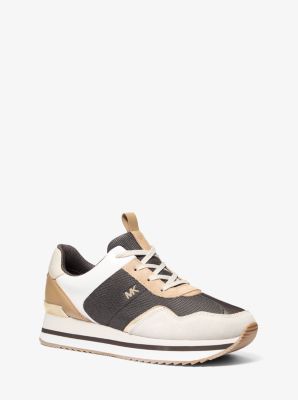 MK Sneaker Raina Aus Materialmix - Braun