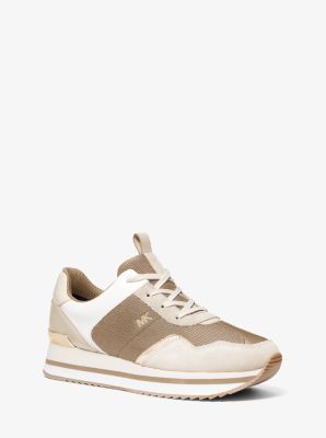 Sneaker Raina van gemengd materiaal