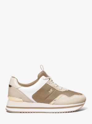 Sneaker Raina van gemengd materiaal