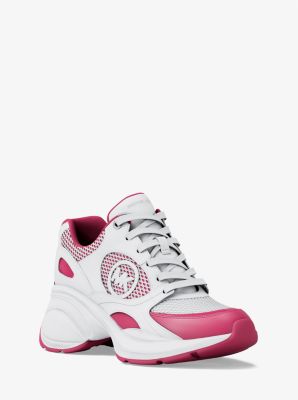 MK Sneaker Zuma Aus Leder Und Mesh - Rosa